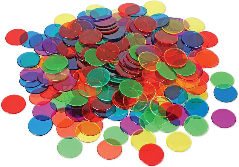 Transparent Counters (Set of 250), Learning SPACE
