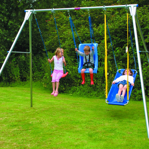 Treble Swing - Frame Only-Dropship,Outdoor Swings,Specialised Prams Walkers & Seating,Stock,Teen & Adult Swings-Learning SPACE