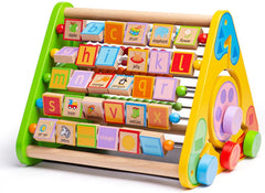 Triangular Activity Centre-Additional Need,AllSensory,Baby Sensory Toys,Baby Wooden Toys,Bigjigs Toys,Fine Motor Skills,Gifts For 1 Year Olds,Maths,Primary Maths,SCOTEXCEL,Shape & Space & Measure,Stock-Learning SPACE