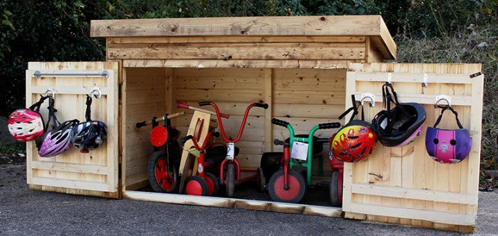 Trike Storage Shed, Learning SPACE