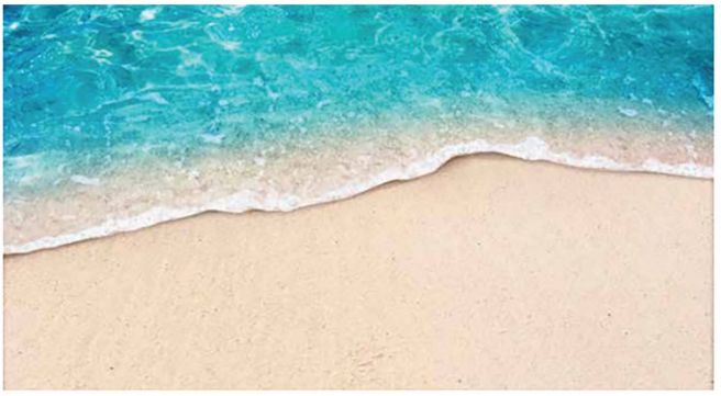 Tropical Beach Floormat, Learning SPACE