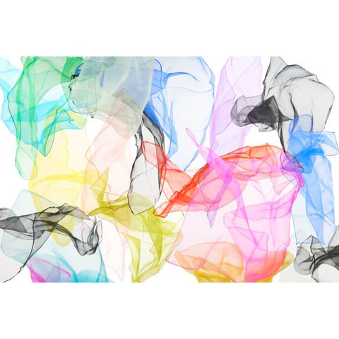 Tub of 10 Multi-colour Dance Scarves, Learning SPACE