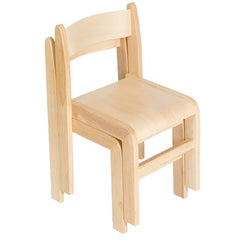 Tuf Class™ Wooden Chairs (Pack of 2)-Children's Wooden Seating,Classroom Chairs,Dropship,Kit For Kids,Seating-Natural-4-6 years-FN0002-2-Learning SPACE