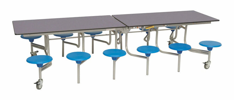Twelve Seat Rectangular Mobile Folding Table - Suitable for age group 7 – 11 years, Learning SPACE