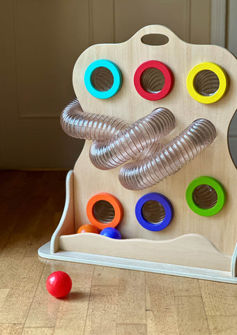 Twist and Turn Tubie - Wooden Sensory Play, Learning SPACE