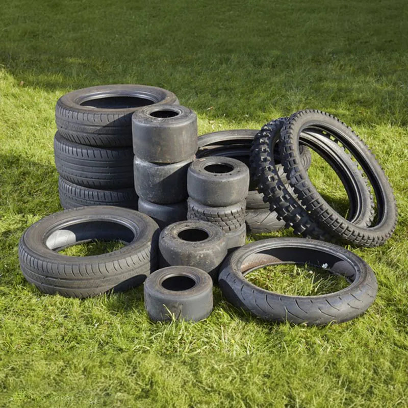 Tyre Tastic 18-piece set of upcycled tyres, Learning SPACE