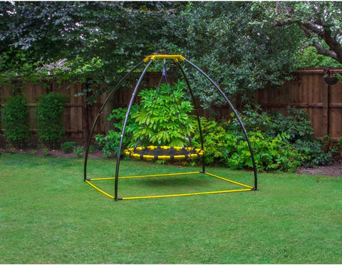 UFO Round Nest Swing with Frame V3-ADD/ADHD,Dropship,family fund bestsellers,JumpKing,Neuro Diversity,Outdoor Swings,Stock,Teen & Adult Swings-Learning SPACE
