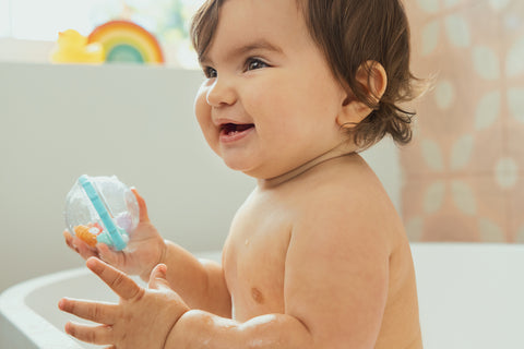 Munchkin Bath Float and Play Bubble Balls 2Pk, Learning SPACE