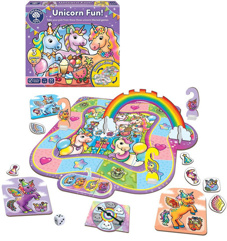 Unicorn Fun-Games & Toys,Gifts for 5-7 Years Old,Orchard Toys,Primary Games & Toys,Table Top & Family Games-Learning SPACE
