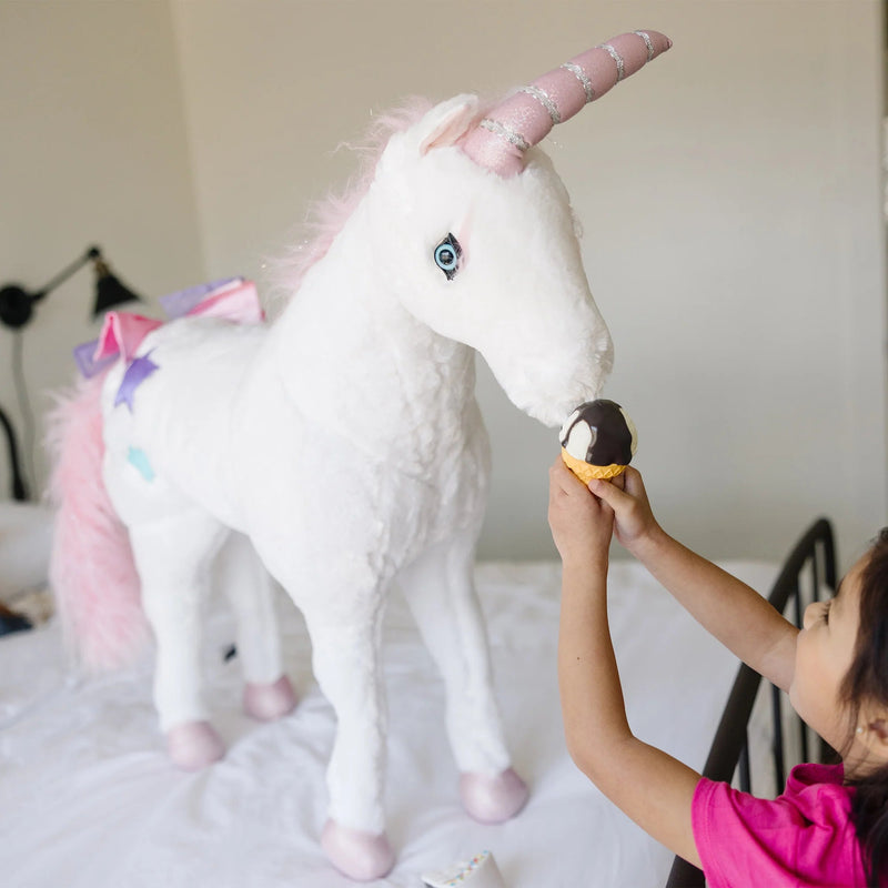 Unicorn Lifelike Plush Stuffed Animal, Learning SPACE