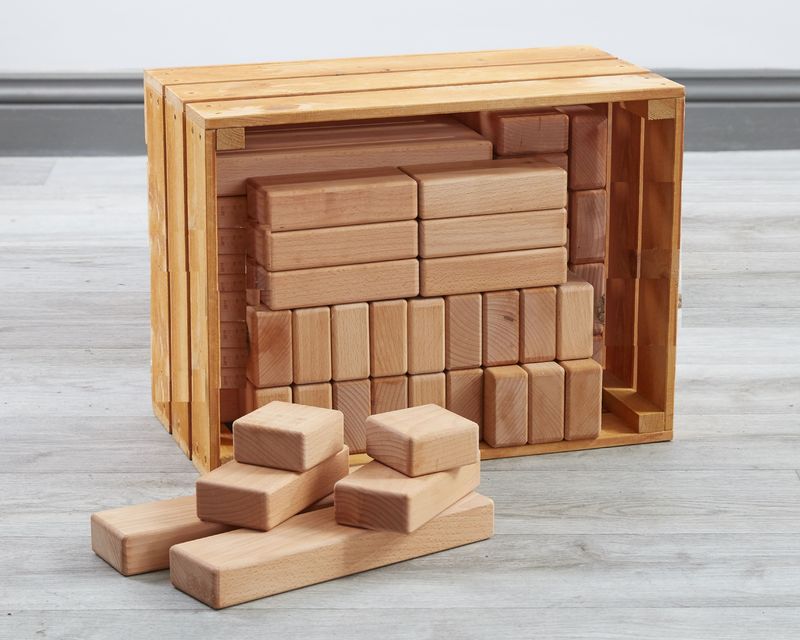 Unit Blocks In A Box (57Pk), Learning SPACE