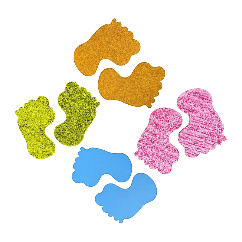 Textured Feet – Set of 8