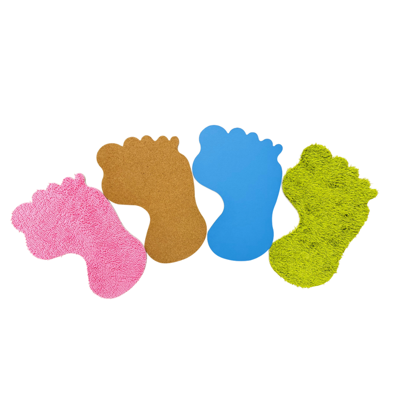 Textured Feet – Set of 8