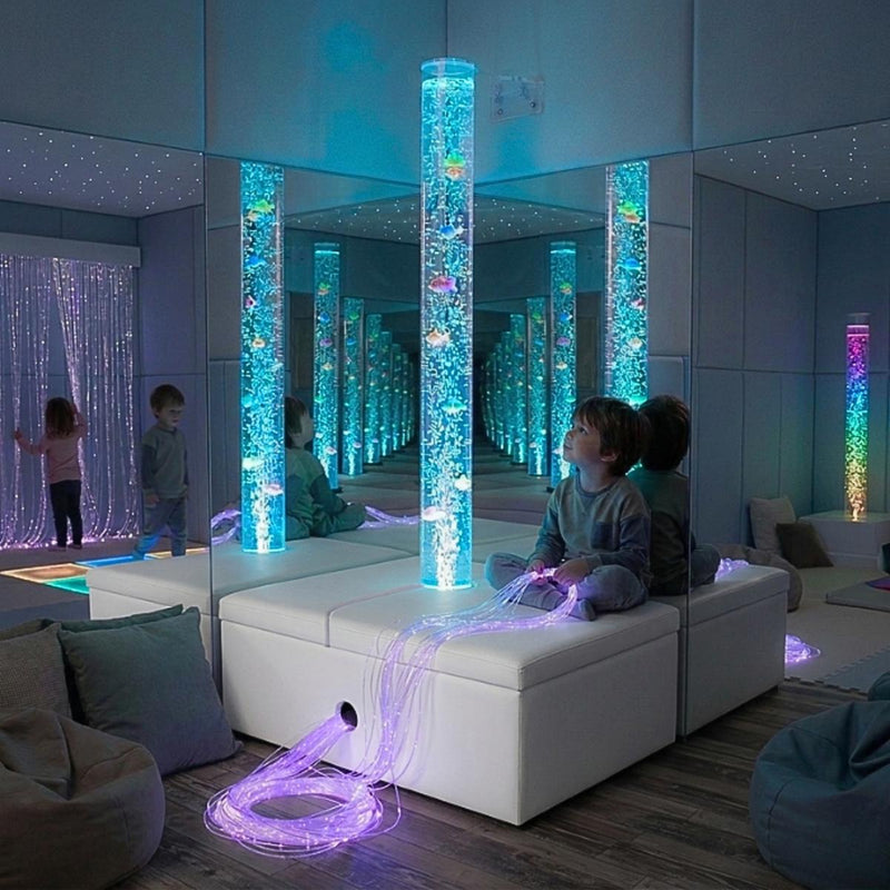 Lumina Multi-Connect Large Bubble Tube ALL IN ONE (Plastic Base), Indoor Lighting Learning SPACE
