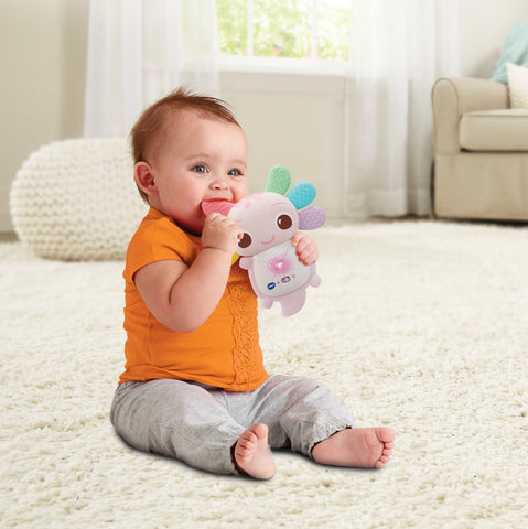 VTech Rainbow Colours Musical Axolotl Teether, Learning SPACE