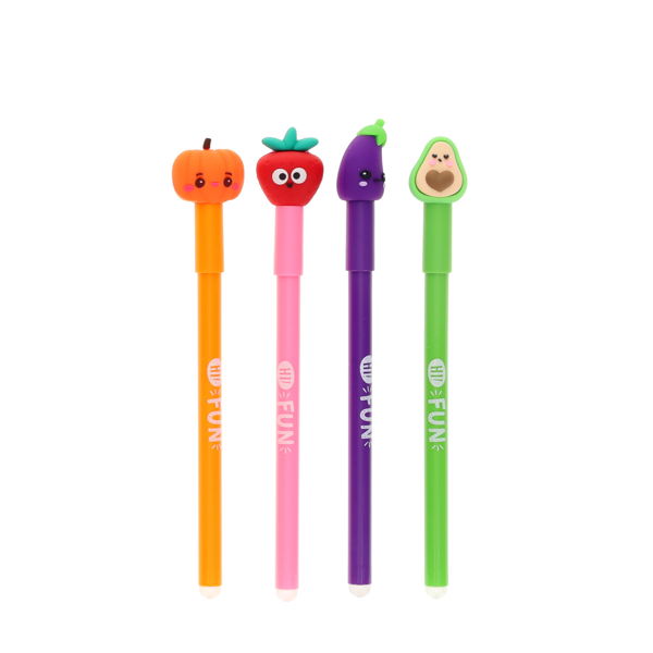 Fruity Critter 4 Pack Erasable Pens