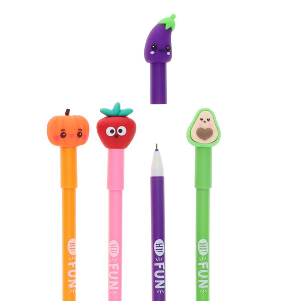 Fruity Critter 4 Pack Erasable Pens