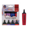 Proscribe Pack of 4 Highlighter Pens