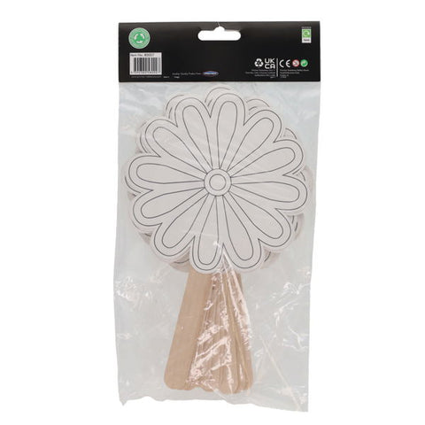 Make Your own Lollipop Flower Fan. Pack of 10