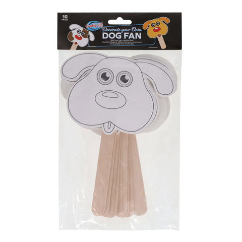 Make Your own Lollipop Dog Fan Pack of 10