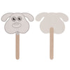 Make Your own Lollipop Dog Fan Pack of 10