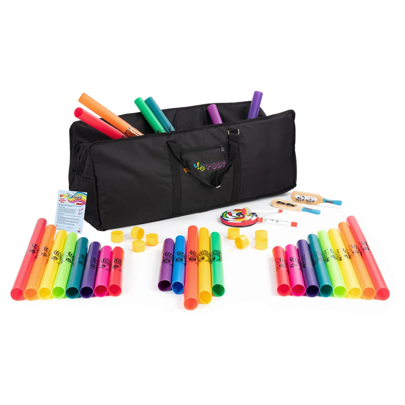 Wak-a-Tubes 30 Player Classroom Pack, Musical Toys Learning SPACE
