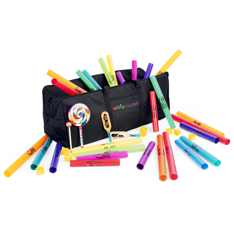 Wak-a-Tubes 30 Player Classroom Pack, Musical Toys Learning SPACE