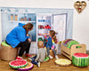 Wall Hanging Kitchen Backdrop, Learning SPACE