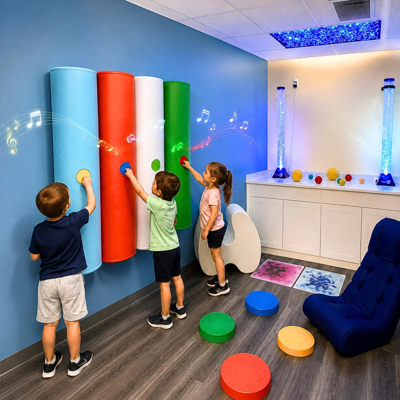 Wall Mounted Padded Piano, Learning SPACE