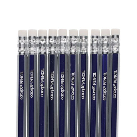 Wallet of 10 HB Rubber Tipped Pencils by Proscribe, Learning SPACE