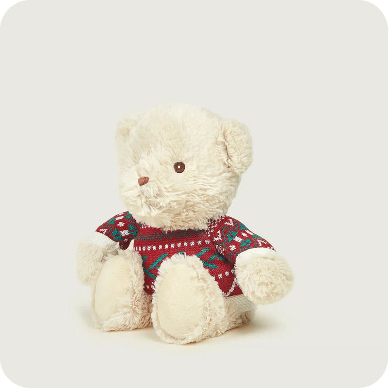 Warmies® Christmas Jumper Bear, Stuffed Toys Learning SPACE