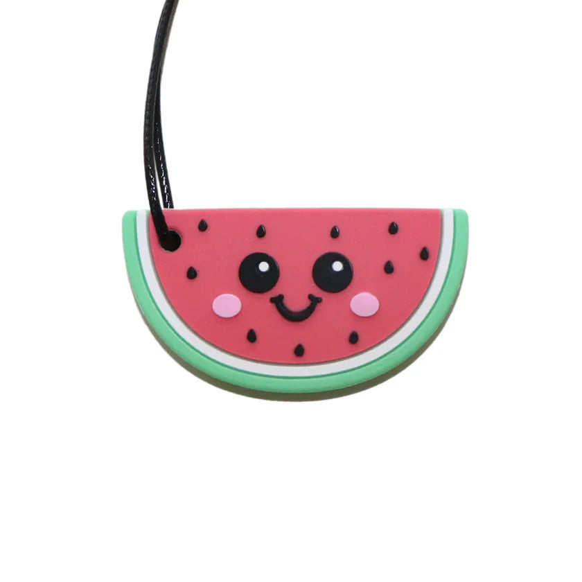 Watermelon Chew Pendant - Soft, Chew Aids Learning SPACE