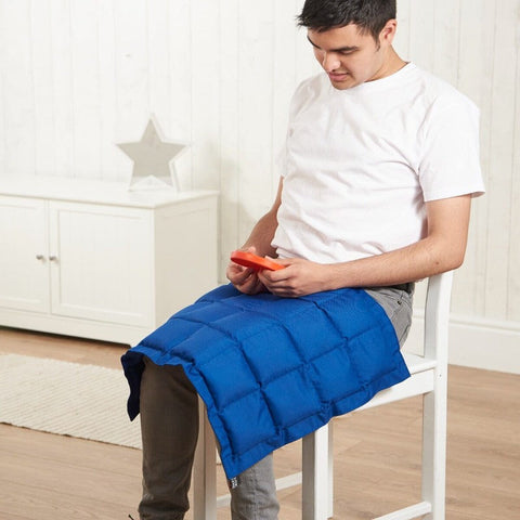 Weighted Lap Pad (Blue) 1kg & 2kg-ADD/ADHD,AllSensory,Calming & Anxiety,Calming and Relaxation,Comfort Toys,Helps With,Matrix Group,Sensory Direct Toys and Equipment,Sensory Seeking,Teen Sensory Weighted & Deep Pressure,Teenage & Adult Sensory Gifts,Weighted & Deep Pressure,Weighted Blankets,Weighted Lap Pad-VAT Exempt-2kg-SDLPP10BLU2KG-Learning SPACE