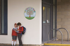 Welcome - Tree Outdoor Sign, Learning SPACE