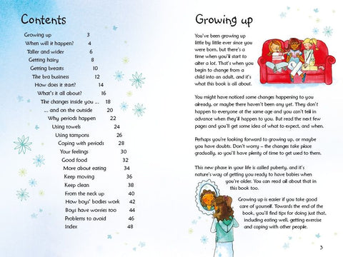 Whats happening to me? (girl) book - A book about puberty-Parenting & Family-Calmer Classrooms,Helps With,Life Skills,Puberty,Specialised Books,Stock,Teenage Help Books,Usborne Books-Learning SPACE