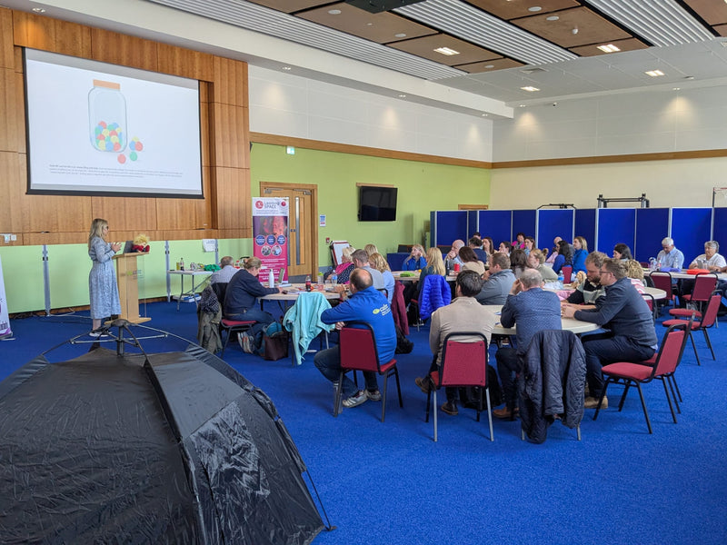 Lorraine McAleer speaking at a neurodiversity event