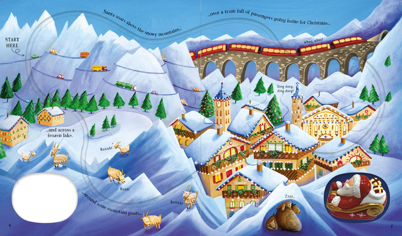 Wind-Up Santa's Sleigh Book, Learning SPACE