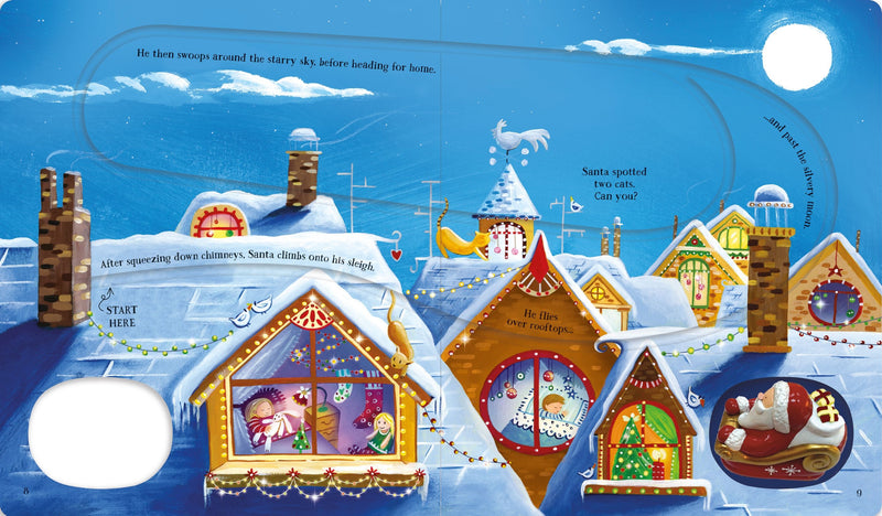 Wind-Up Santa's Sleigh Book, Learning SPACE