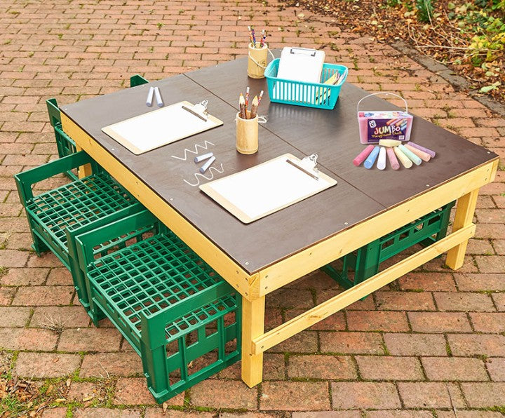 Windmill H Crate Low Playchalk Table, Learning SPACE