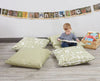 Wipeable Vinyl Woodland Floor Cushions (4Pk), Learning SPACE