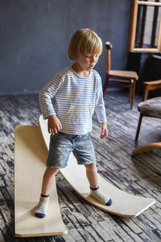 Wooden Balance Rocking Board-Additional Need,AllSensory,Balancing Equipment,Gross Motor and Balance Skills,Helps With,Movement Breaks,Nurture Room,Proprioceptive,Rocking,Sensory Processing Disorder,Vestibular-Learning SPACE