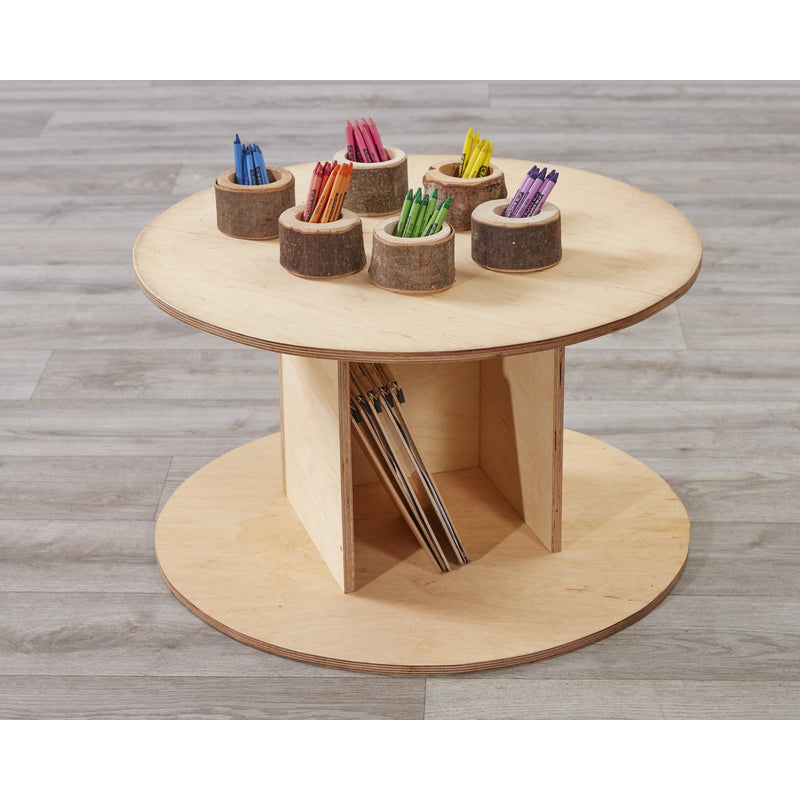 Wooden Cable Reel Drum 60Cm, Learning SPACE