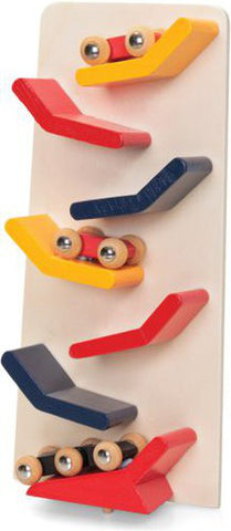 Wooden Cars Click Clack Track-Cars & Transport,Cause & Effect Toys,Imaginative Play,Stock,Tobar Toys,Tracking & Bead Frames,Wooden Toys-Learning SPACE