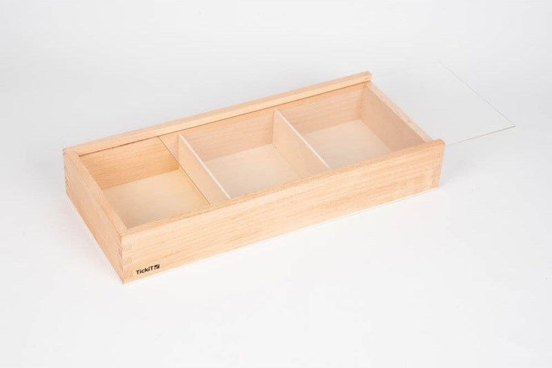 Wooden Discovery Boxes Montessori Sorting & Sensory Play Pk3, Learning SPACE