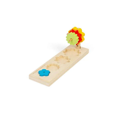 Wooden Flower Sorter-Baby & Toddler Gifts,Baby Wooden Toys,Bigjigs Toys,Eco Friendly,Fine Motor Skills,Games & Toys,SCOTEXCEL,Stacking Toys & Sorting Toys,Wooden Toys-Learning SPACE