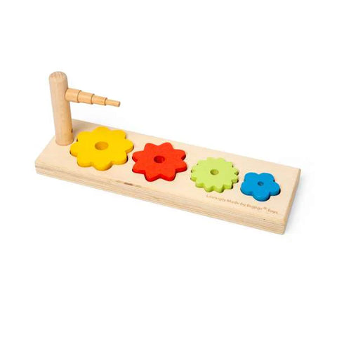 Wooden Flower Sorter-Baby & Toddler Gifts,Baby Wooden Toys,Bigjigs Toys,Eco Friendly,Fine Motor Skills,Games & Toys,SCOTEXCEL,Stacking Toys & Sorting Toys,Wooden Toys-Learning SPACE