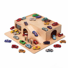Wooden Garage-awaiting supplier update-Cars & Transport,Childs Play,Cosy Direct,Imaginative Play,Play Houses,Pretend play,Small World,Wooden Toys-Learning SPACE