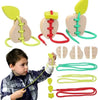 Wooden Lacing Toy - Fruits, Learning SPACE