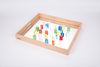 Wooden Mirror Tray-AllSensory,Forest School & Outdoor Garden Equipment,SCOTEXCEL,Sensory Mirrors,Stock,TickiT,Visual Sensory Toys-Learning SPACE