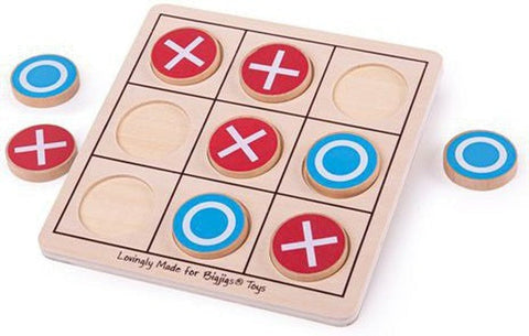 Wooden Noughts and Crosses Game – Classic Tic Tac Toe Set-Board Games-Bigjigs Toys,Early Years Travel Toys,Games & Toys,Primary Games & Toys,Primary Travel Games & Toys,SCOTEXCEL,Stock,Table Top & Family Games,Teen Games-Learning SPACE